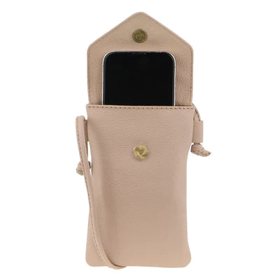 Pierre Cardin - PC3609 Cross Body leather phone pouch - Nude - 0