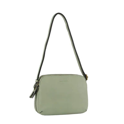 Pierre Cardin - PC3613 Small Leather 3section side bag - Jade-1