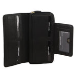 Pierre Cardin - PC3632 Large Zip Wallet - Black