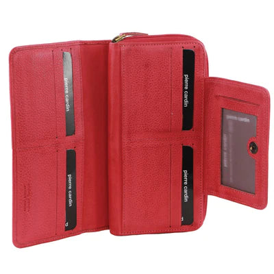 Pierre Cardin - PC3632 Large Zip Wallet - Pink-2
