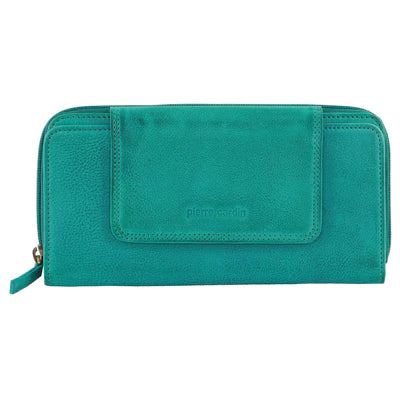 Pierre Cardin - PC3632 Large Zip Wallet - Turquoise