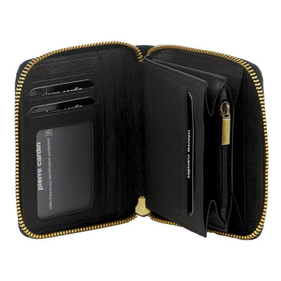 Pierre Cardin - PC3633 Small zip Wallet - Black-2
