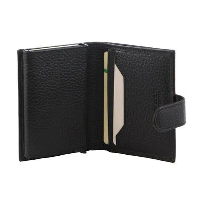 Pierre Cardin - Vert leather wallet w slider PC3644- Black-2