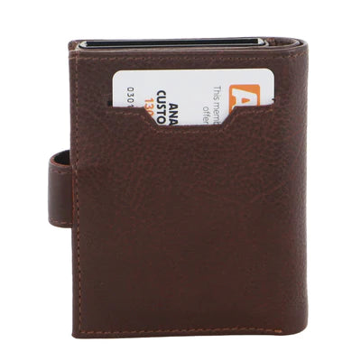 Pierre Cardin - Vert leather wallet w slider PC3644 - Brown-4