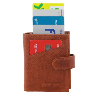 Pierre Cardin - Vert leather wallet w slider PC3644 - Tan-1