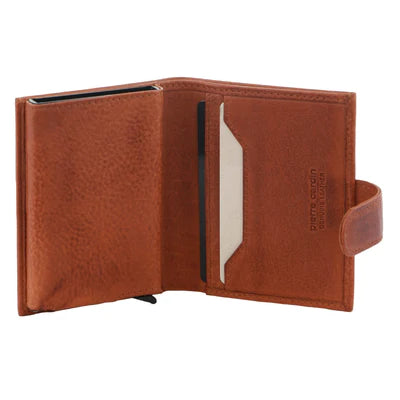 Pierre Cardin - Vert leather wallet w slider PC3644 - Tan - 0