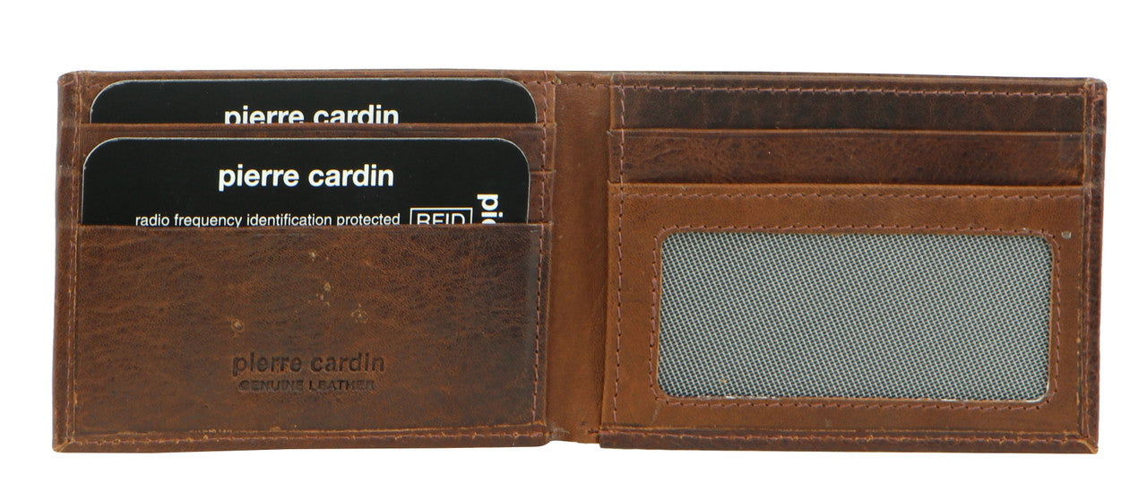 Pierre Cardin PC1160 Cognac Leather Mens Wallet