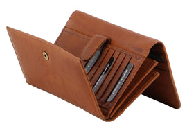 Pierre Cardin PC1976 Cognac Leather Ladies Wallet - 0