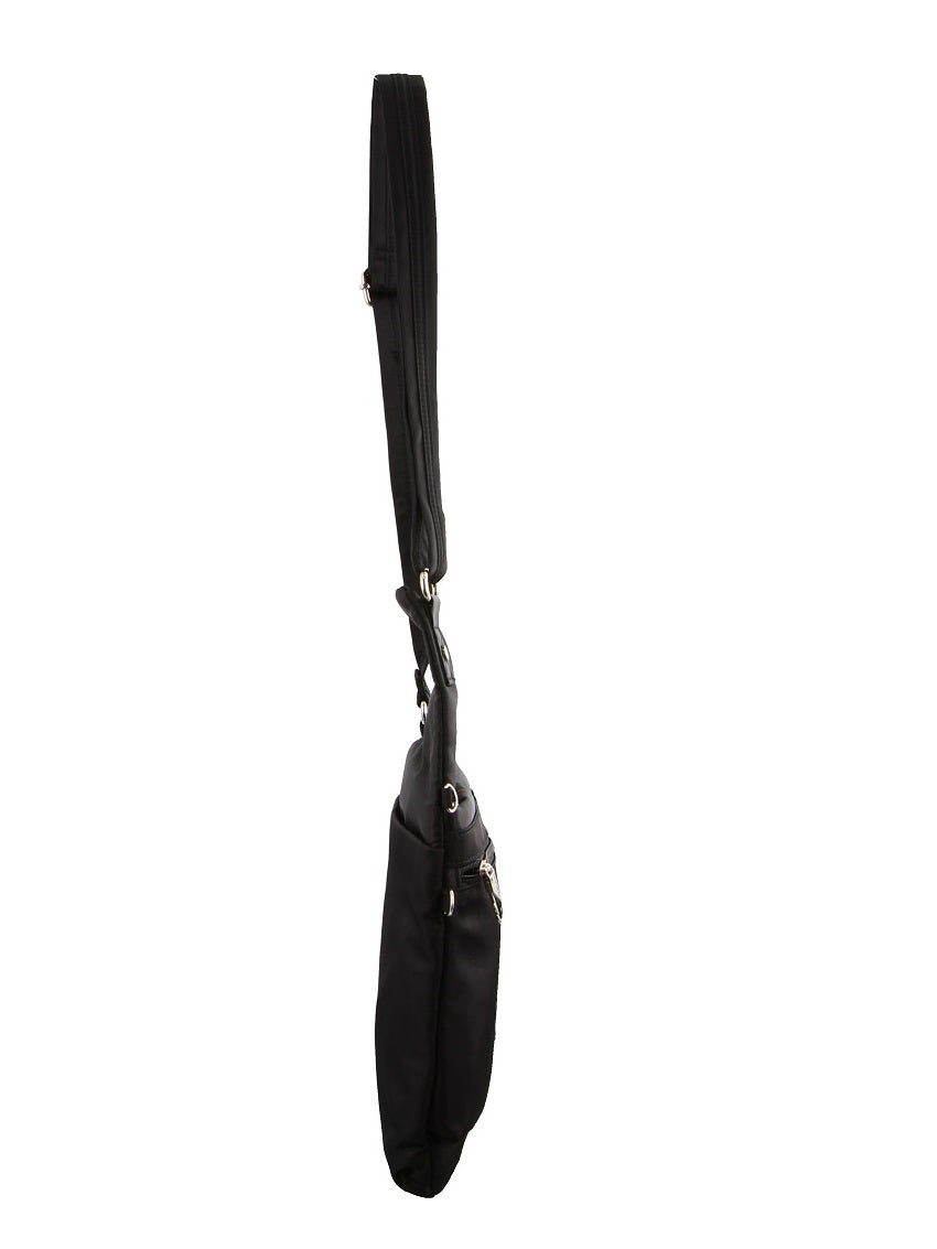 Pierre Cardin - 2416 Nylon Crossbody Bag - Black-3