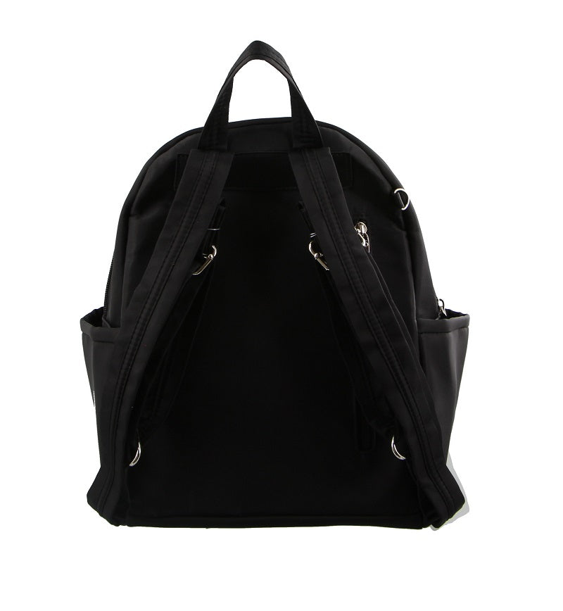 Pierre Cardin - 2418 Anti-Theft Nylon Backpack - Black-4