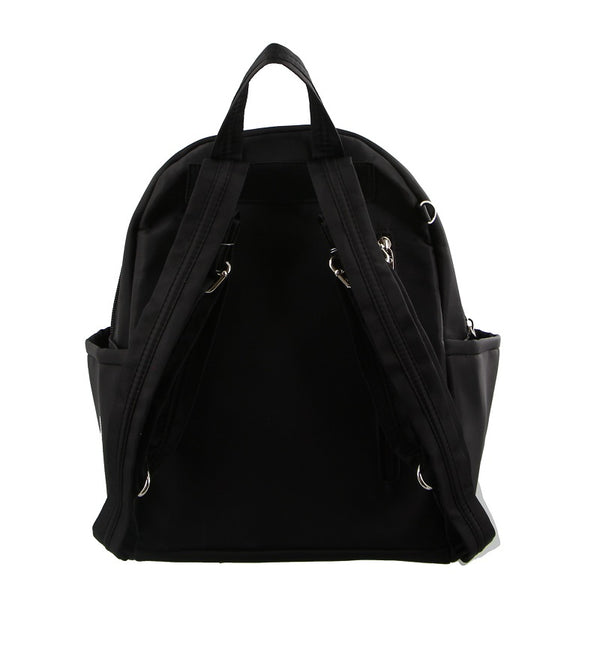 Pierre Cardin - 2418 Anti-Theft Nylon Backpack - Black