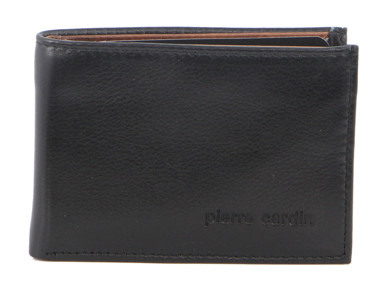 Pierre Cardin PC2629 Black/Cognac Leather Mens Wallet