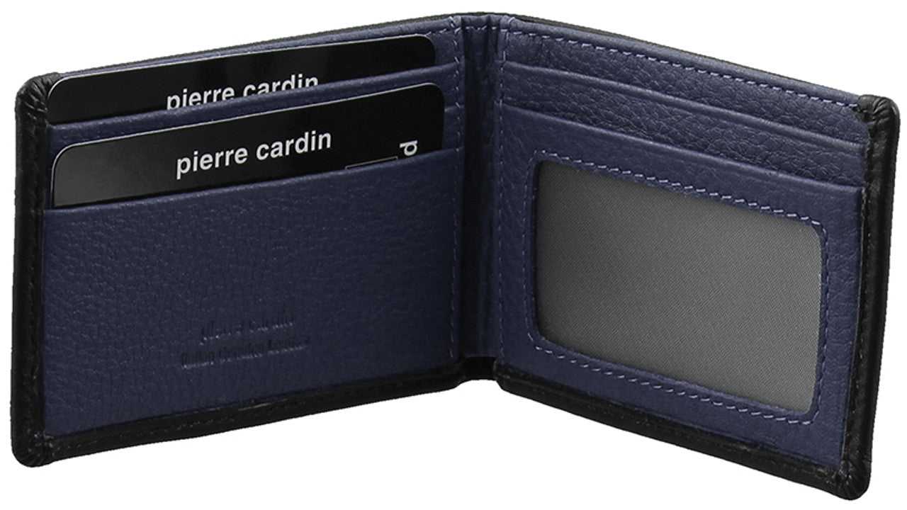 Pierre Cardin PC2629 Black/Navy Leather Mens Wallet - 0