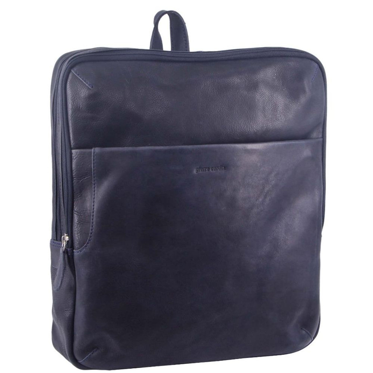 Pierre Cardin Rustic Leather Business Backpack-3