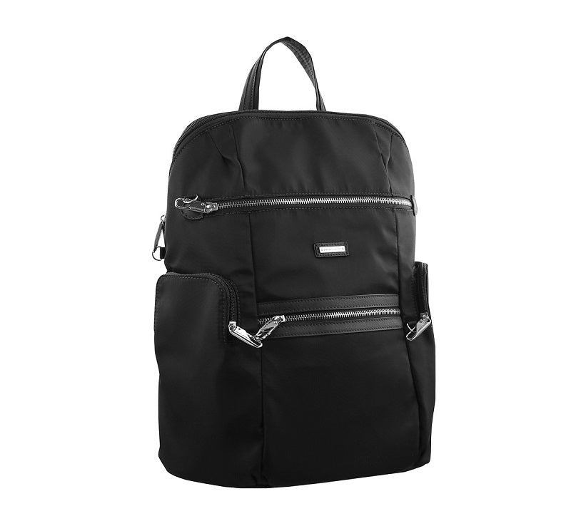 Pierre Cardin - PC2891 Anti-Theft Nylon Backpack - Black-1