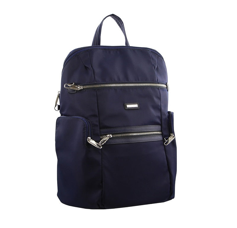 Pierre Cardin - PC2891 Anti-Theft Nylon Backpack - Navy-1
