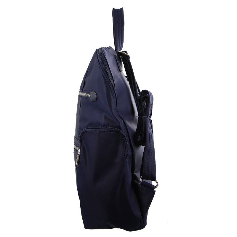Pierre Cardin - PC2891 Anti-Theft Nylon Backpack - Navy - 0