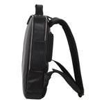 Pierre Cardin Pebbled Leather Laptop Backpack PC3297 Black *DC