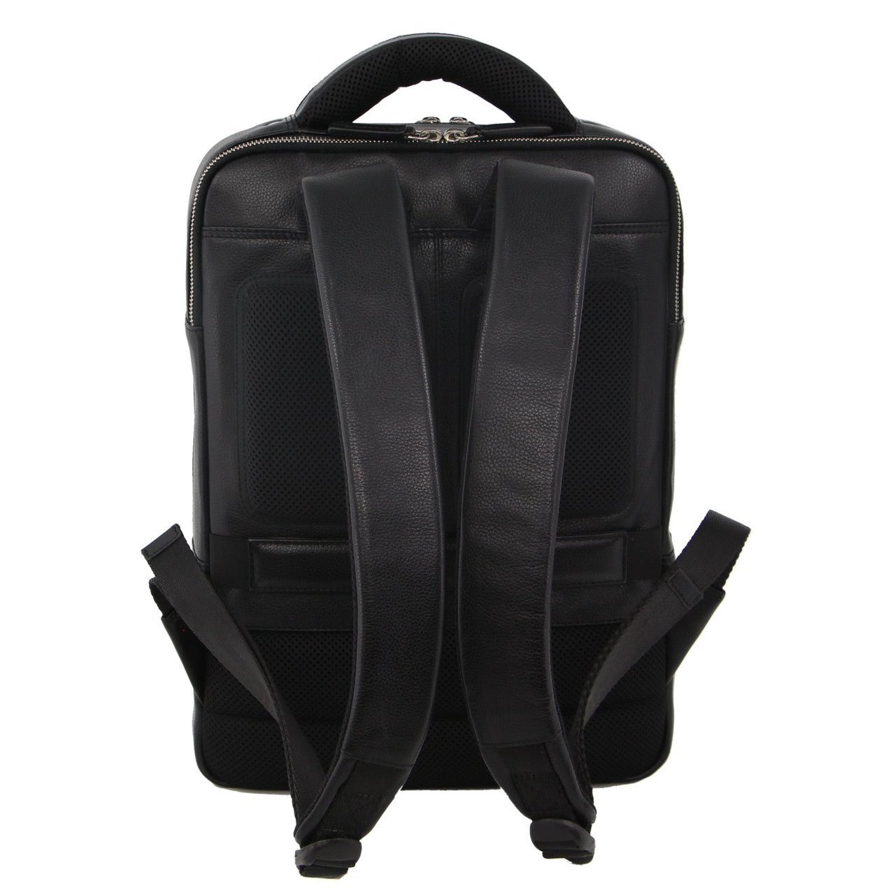 Pierre Cardin Pebbled Leather Laptop Backpack PC3297 Black *DC