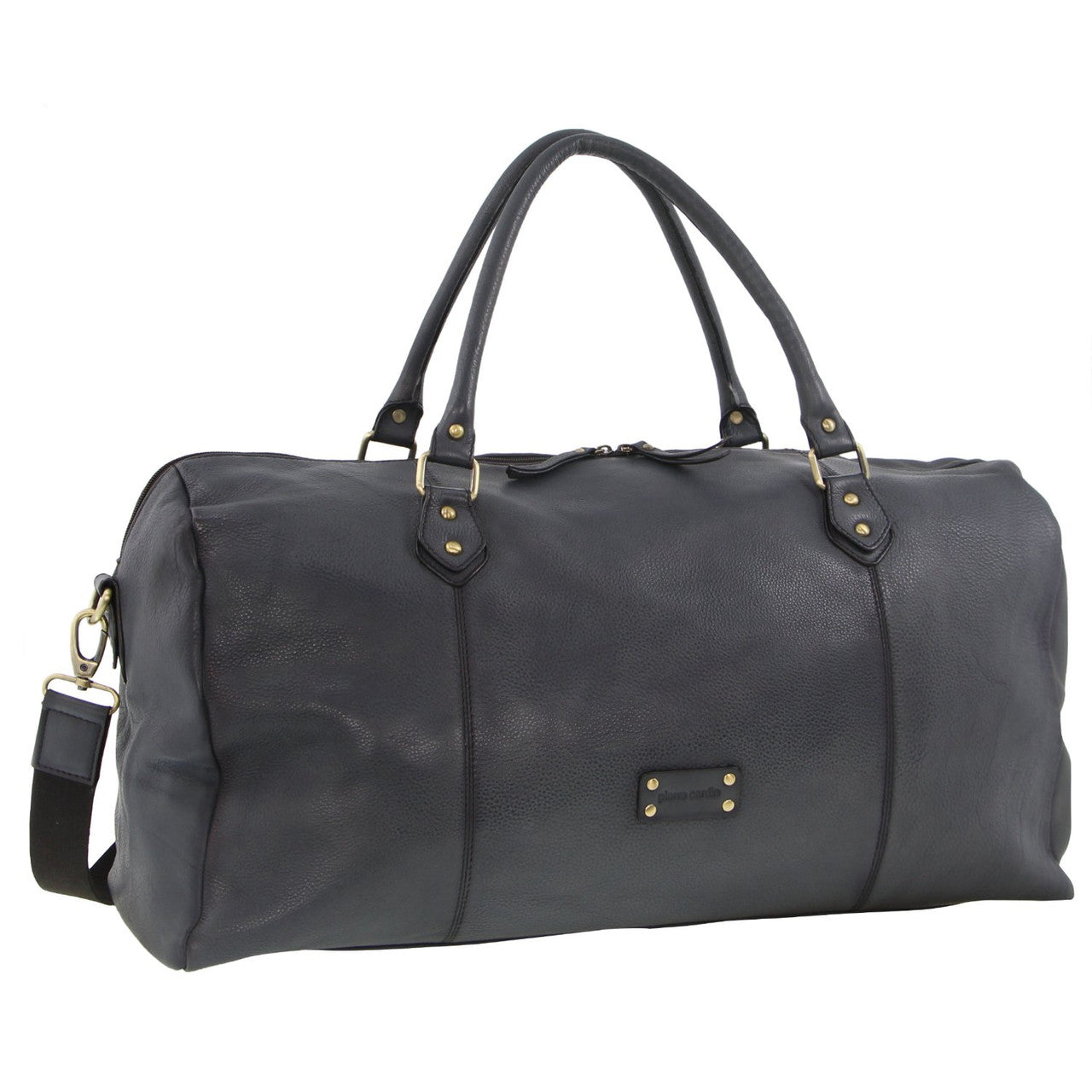 Pierre Cardin - 56cm Leather overnight bag PC3335 - Black