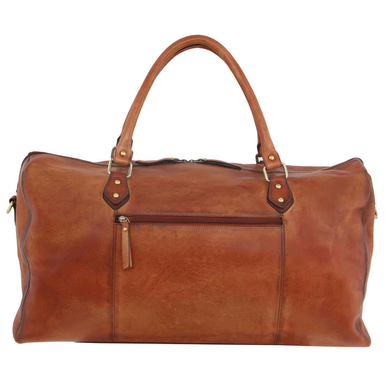 Pierre Cardin - 56cm Leather overnight bag PC3335 - Cognac