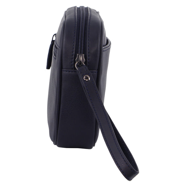 Leather bag Pierre Cardin Navy in Leather - 35952473