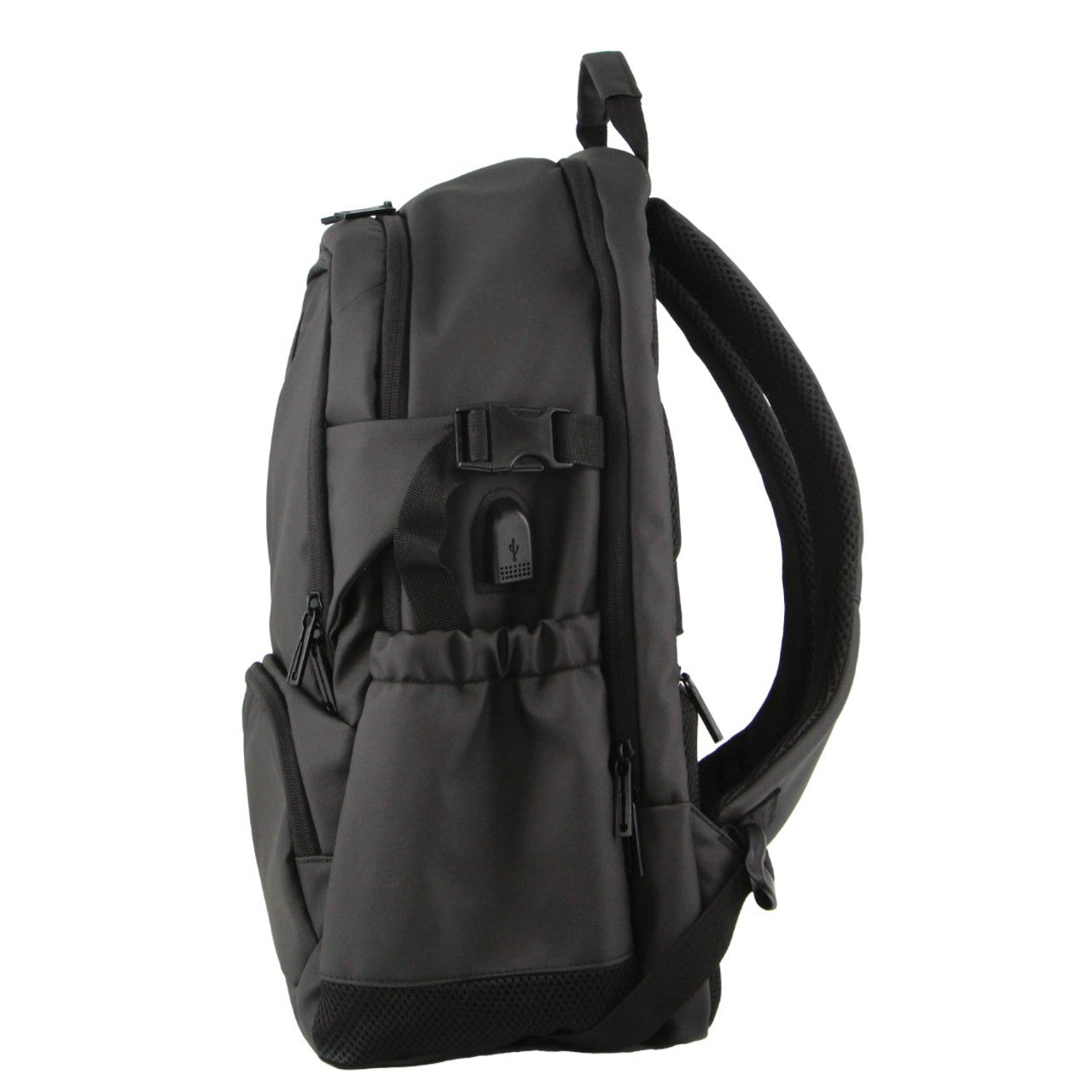 Pierre Cardin - PC3622 15in Laptop backpack w USB port - Black - 0