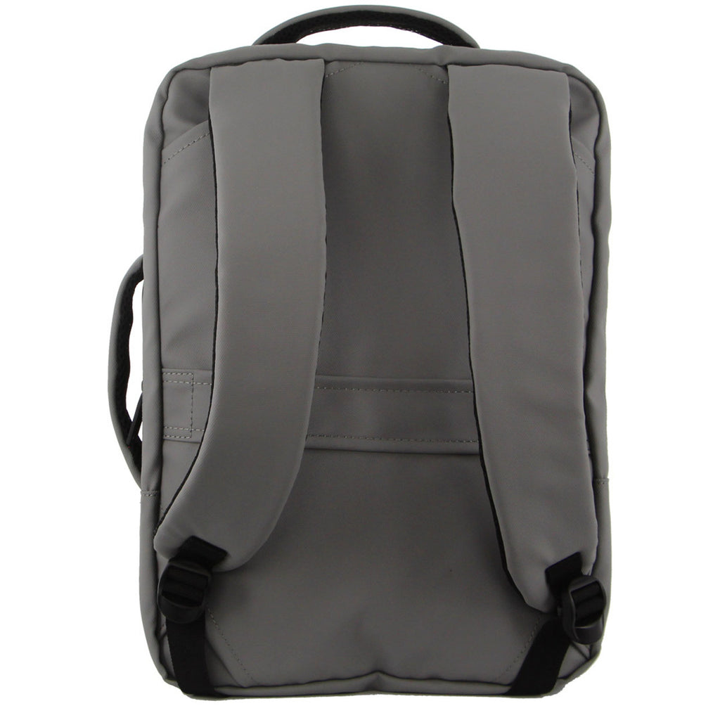 Pierre Cardin PC3623 Top Side handle 15in Laptop backpack w USB port Grey Bags To Go