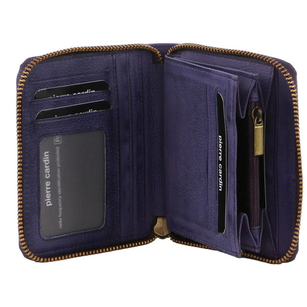 Pierre Cardin - PC3633 Small zip Wallet - Purple