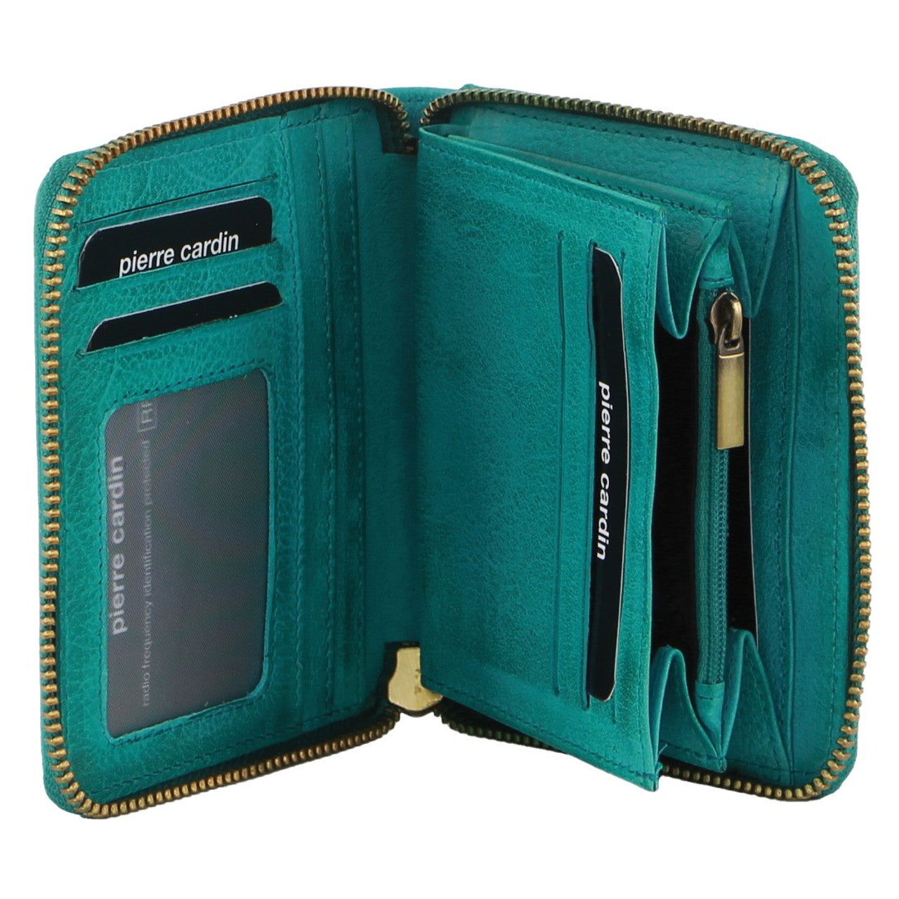 Pierre Cardin - PC3633 Small zip Wallet - Turquoise - 0