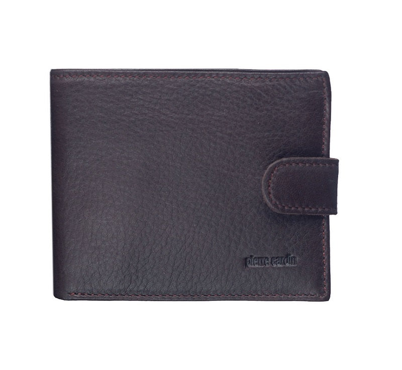 Pierre Cardin - PC8780 RFID Italian Leather Mens Tab Bi-Fold Wallet - Brown-1