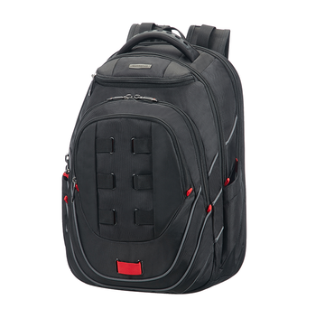 Samsonite - Leviathan 17.3" Laptop Backpack - Black/red