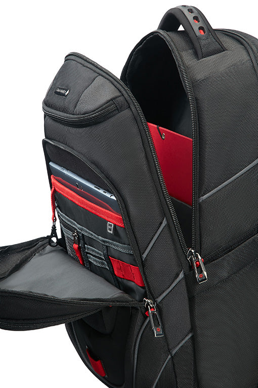 Samsonite - Leviathan 17.3inch Laptop Backpack - Black/Red-3