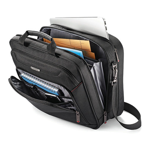 Samsonite - Xenon 3.0 Two Gusset Laptop Briefcase - Black-3
