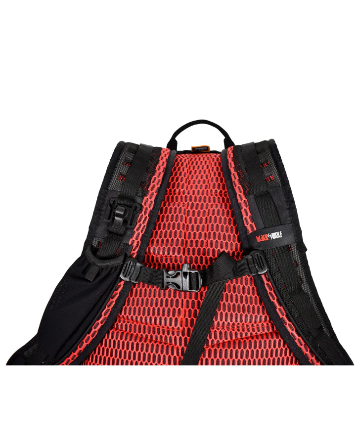 Black Wolf - Pathfinder 33L Backpack - Jet Black/True Red-6