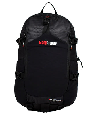 Black Wolf - Pathfinder II 33L Backpack - Jet Black/True Red