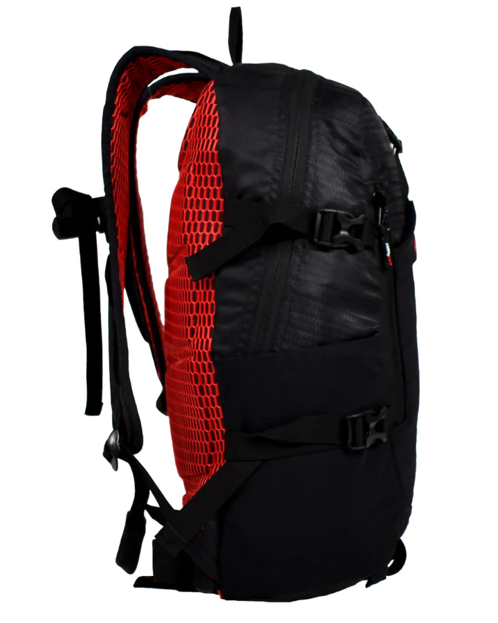 Black Wolf - Pathfinder 33L Backpack - Jet Black/True Red-4