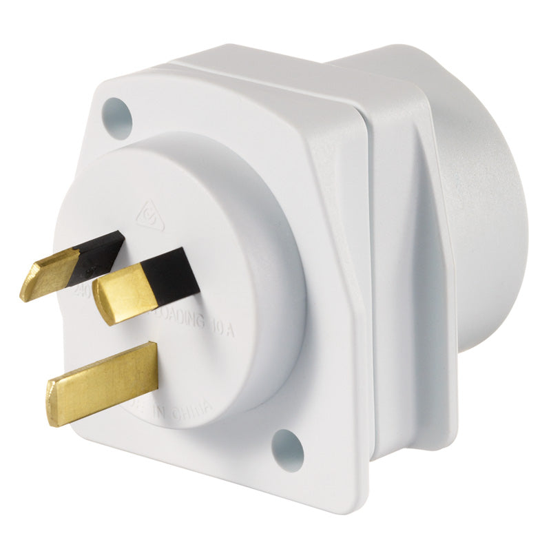 Qantas - European Visitor Travel Adaptor - White