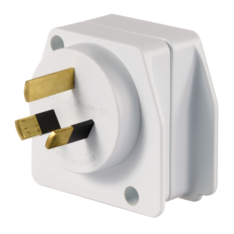 Qantas - Visitor To Au/nz Travel Adaptor - White