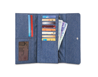 Pacsafe - RFIDsafe™ LX200 RFID Blocking Clutch Wallet - Denim