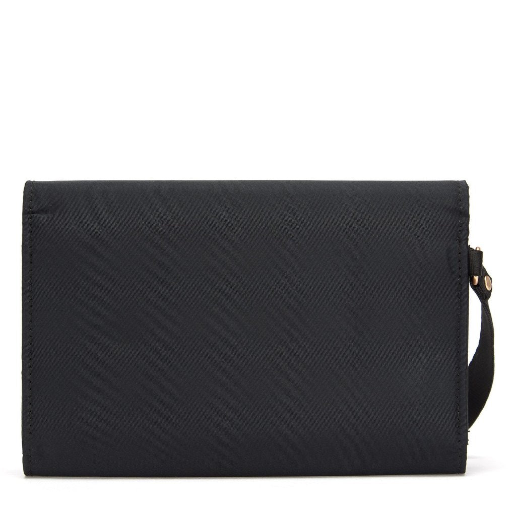 PacSafe - RFIDsafe RFID Blocking Clutch Wallet - Black