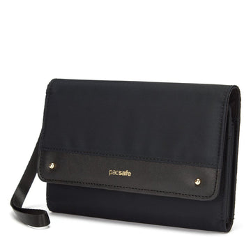 PacSafe - RFIDsafe RFID Blocking Clutch Wallet - Black - 0