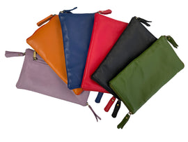 Oran - RH-1444 Leather Spectacle case- Lavender