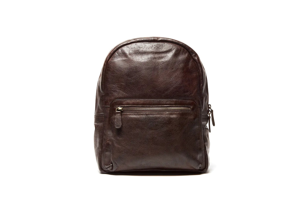 Oran - RH-2625 Bern Medium Leather Backpack - Brown