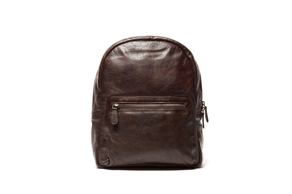 Oran - RH-2625 Bern Medium Leather Backpack - Brown