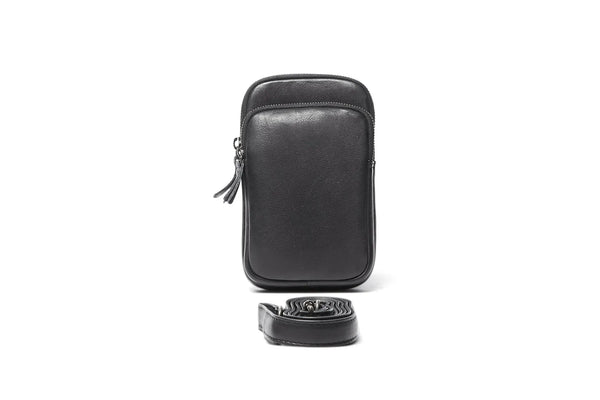 Oran - RH-475 Zita Leather Phone Bag - Black