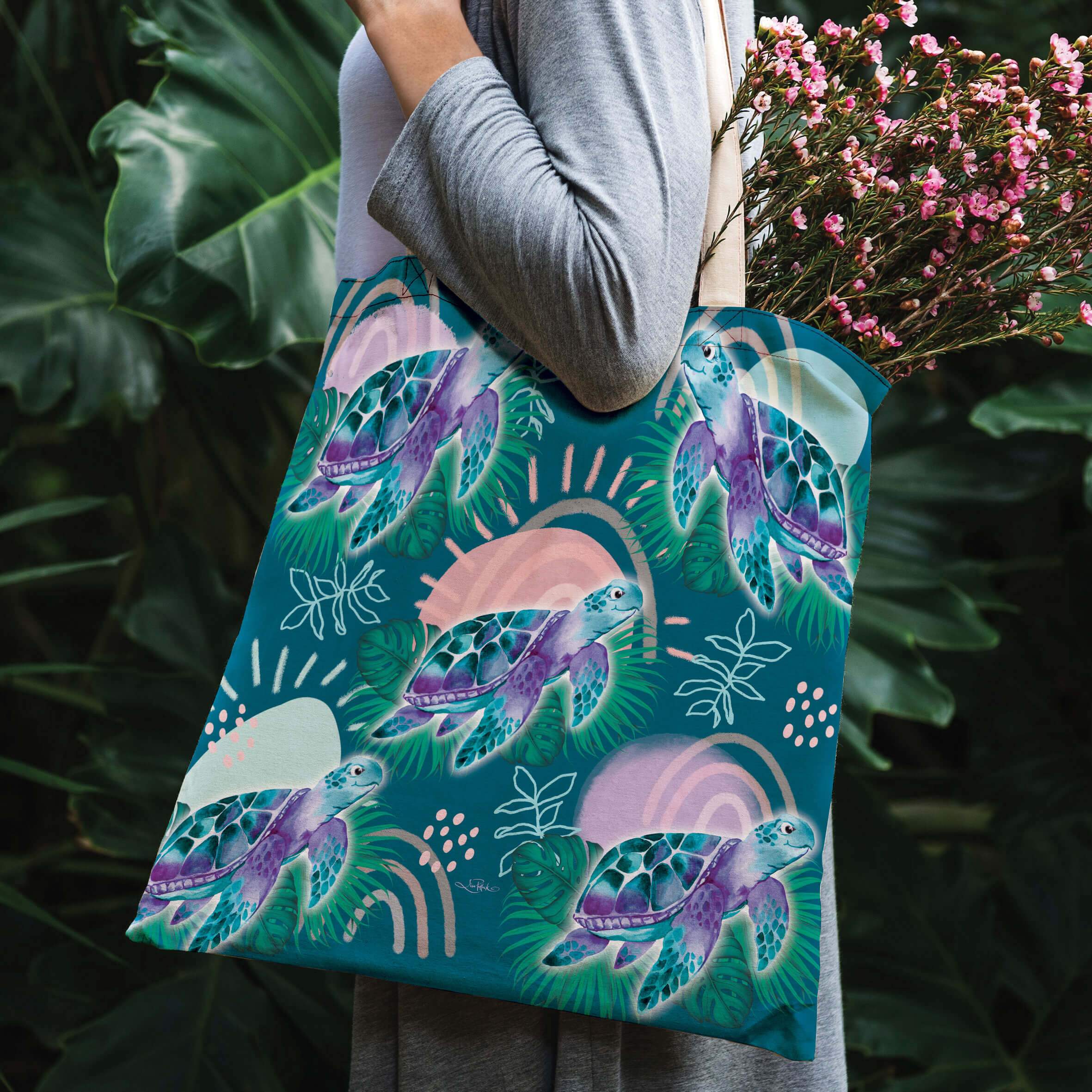 Shopping Tote - Turtle-2