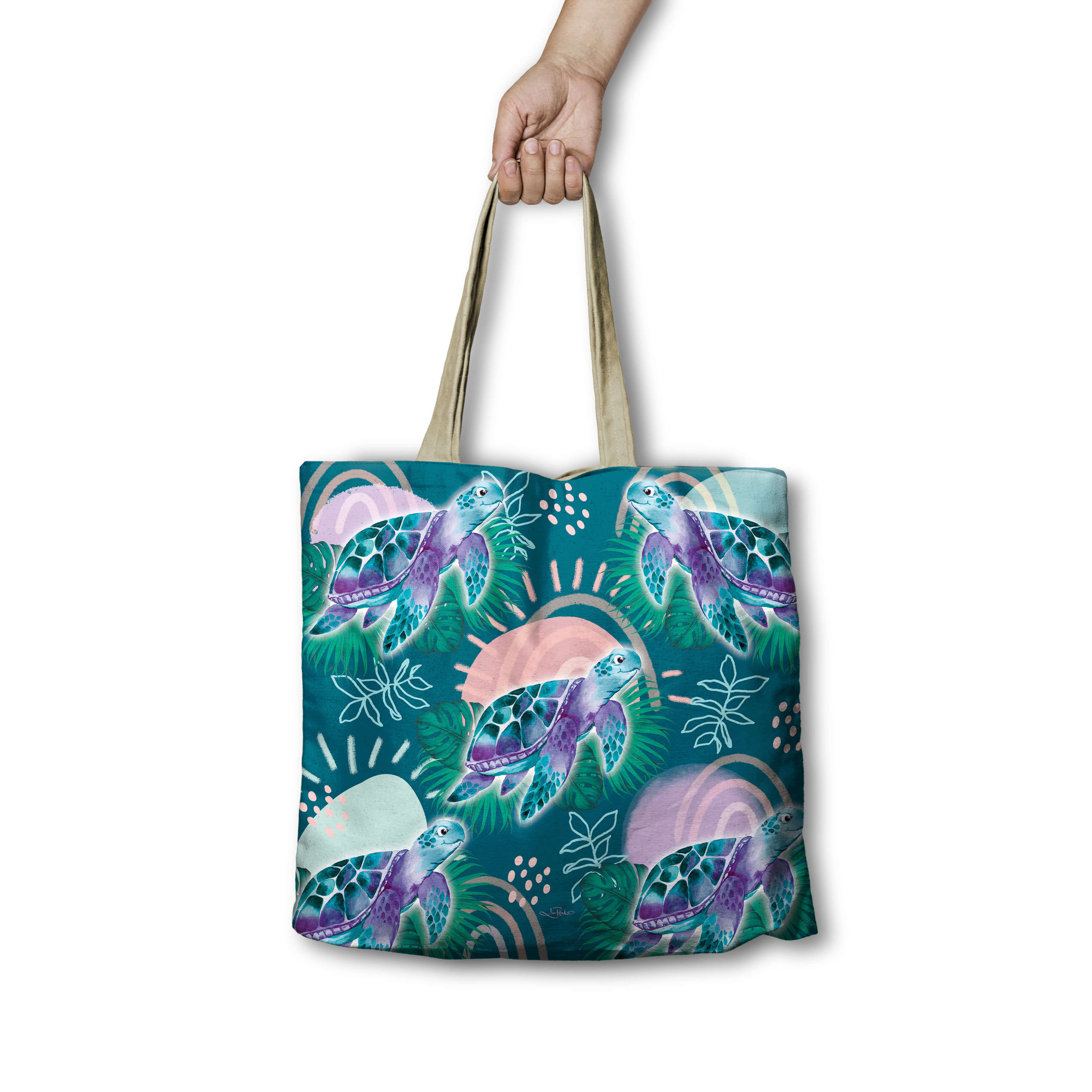 Shopping Tote - Turtle-1