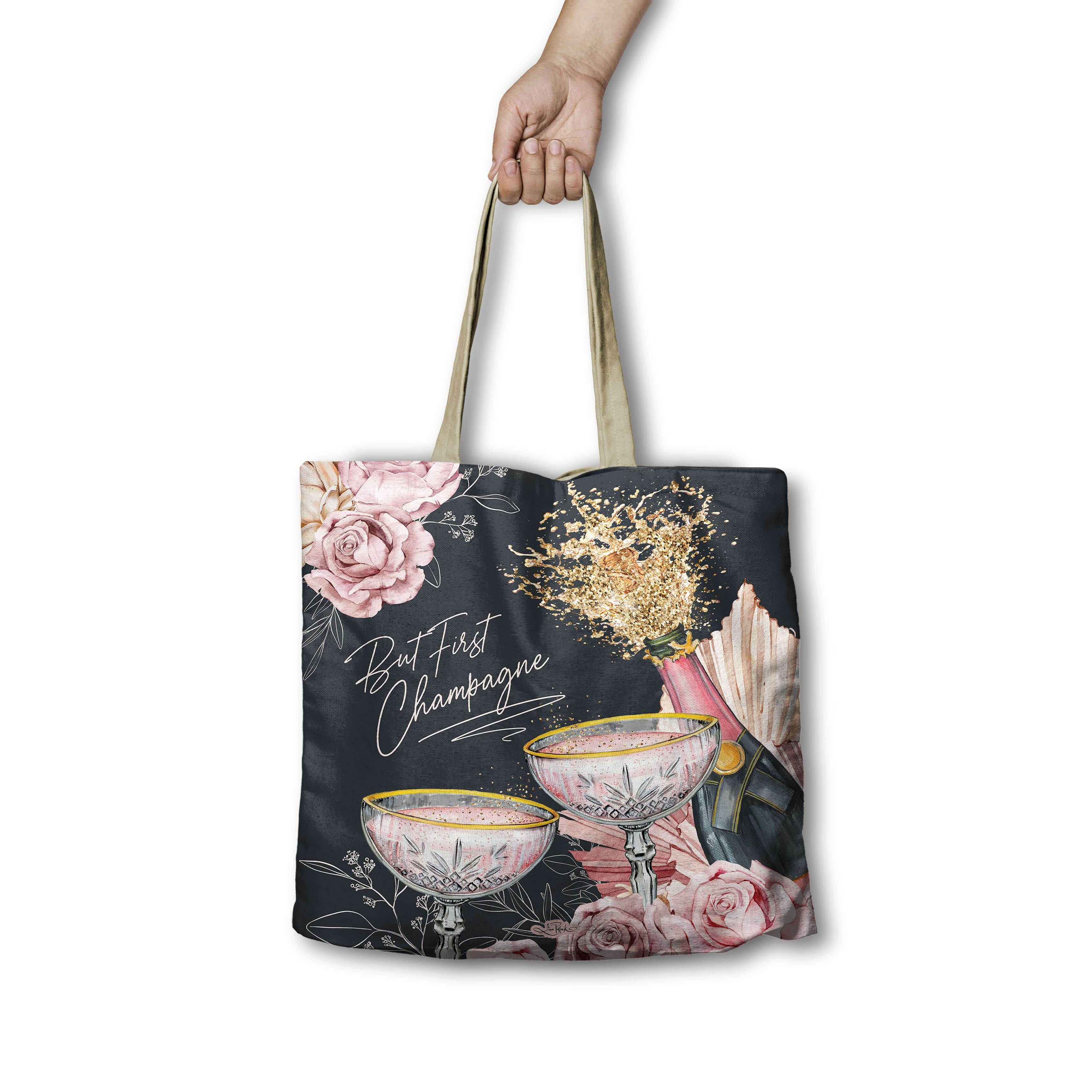 Shopping Tote - Champagne-1