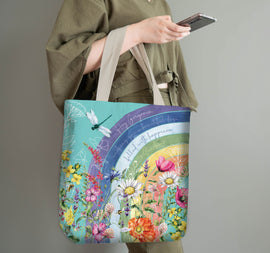 Shopping Tote - Rainbow Wildflower - 0